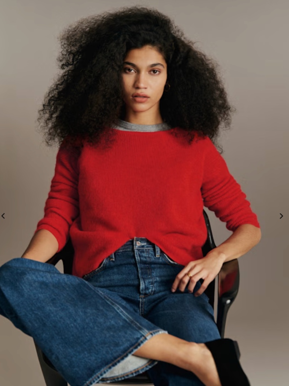 Sézane Gaspard Cardigan - Red - Size - M - Picture 2 of 8